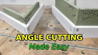 Mitre Saw Trick for Perfect Skirting Angles –  Acute & Obtuse Angles!