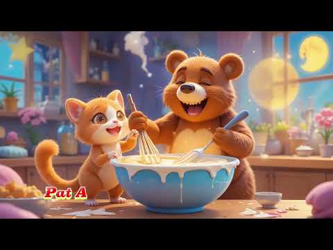 Baker Bear's Magic Cake 🎂🐻 | Fun Kids Song & Nursery Rhyme for Toddlers & Preschoolers