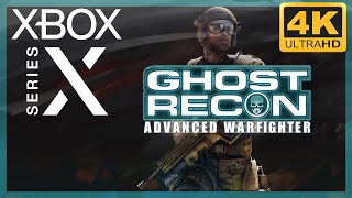 [4K] Ghost Recon Advanced Warfigther / Xbox Series X Gameplay