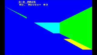 3D-Maze for the BBC Micro