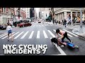 NYC Cycling Incidents Compilation 7 Road Rage Jaywalking Unattended Kids Horse Pee Close Calls