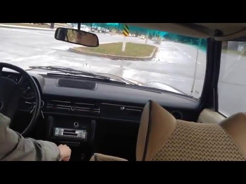 1976 Mercedes-Benz W115 240D Manual ride along.