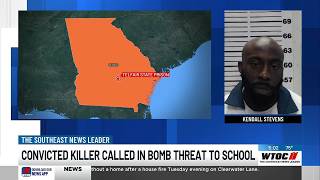 Convicted Savannah killer accused of calling in bomb threat from prison