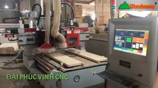 WOODMASTER CNC. MÁY CNC TRUNG TÂM 2.5D MÁY CNC ROUTER THAY DAO TỰ ĐỘNG KHOAN 5 MẶT GIÁ TỐT NHẤT