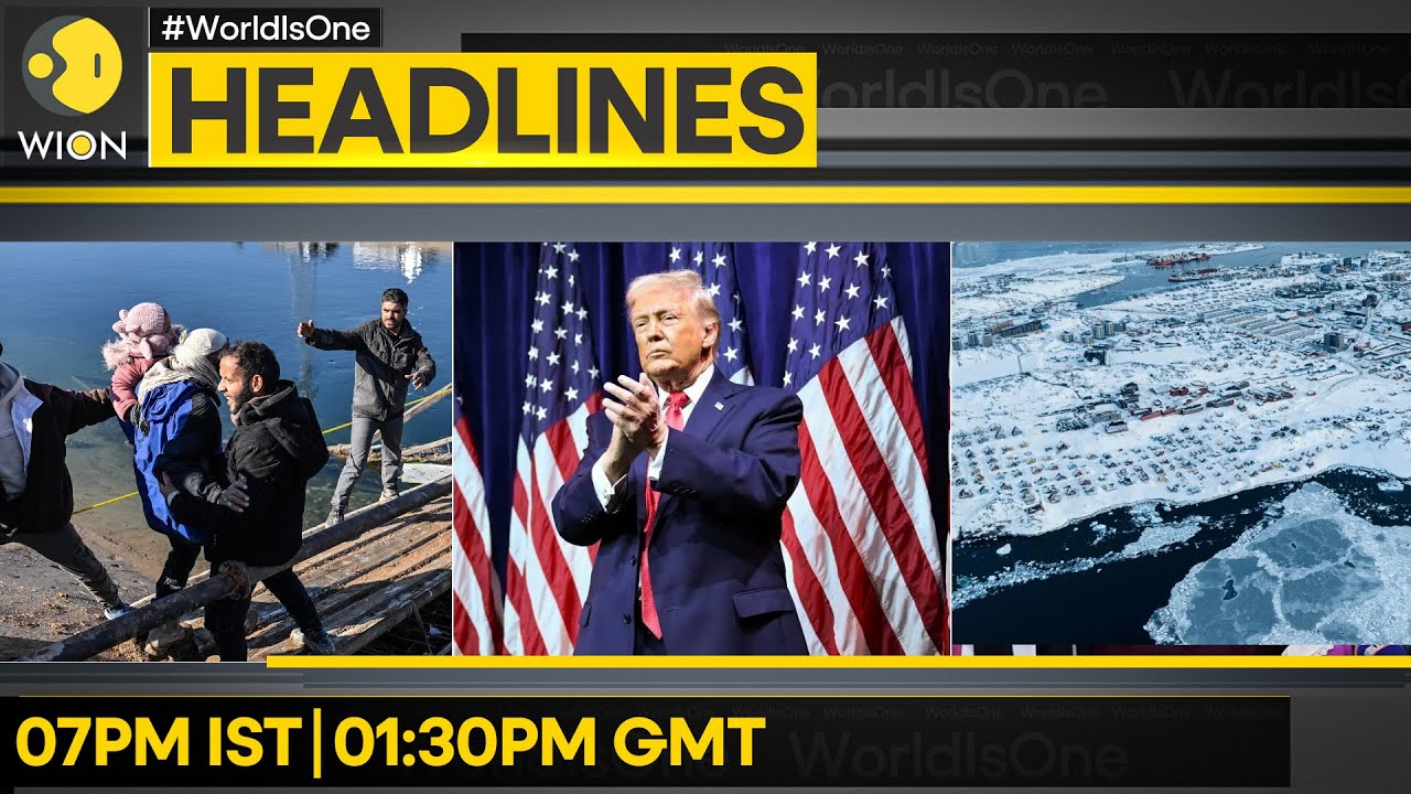 Syrian Kurds Protest Against Army Advance | 'Don't Foresee Military Intervention In Greenland | WION