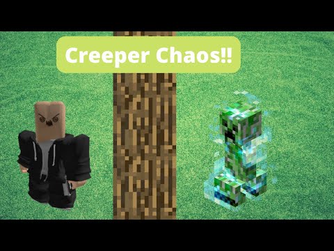 BIG BRAIN DEFENSE BUILDS!! Roblox Creeper Chaos.