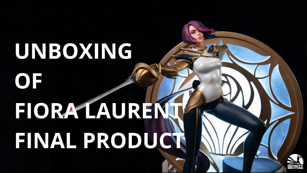 Infinity Studio -  League of Legends Fiora Laurent 1/4 Statue Final Product Unboxing
