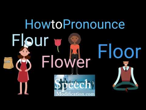 How to Pronounce Flour, Flower and Floor (Sound like a Native Speaker with SpeechModification.com)