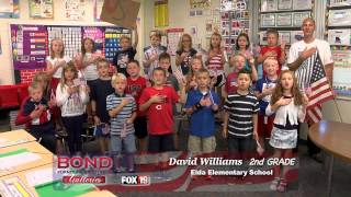 preview picture of video 'Pledge of Allegiance - Elda Elementary School - David WIlliams 2nd Grade'
