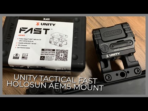 Review & Install of the Unity Tactical FAST 2.26” Mount for the Holosun AEMS Holographic