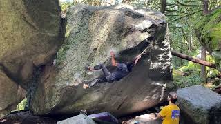 Video thumbnail of The Reckoning Stand, V10. Squamish