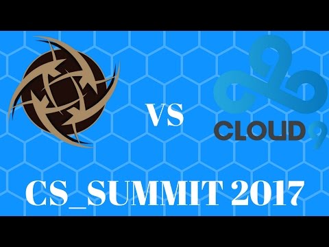 NiP vs Cloud9 Highlights - Game 2, Cache   cs summit 2017
