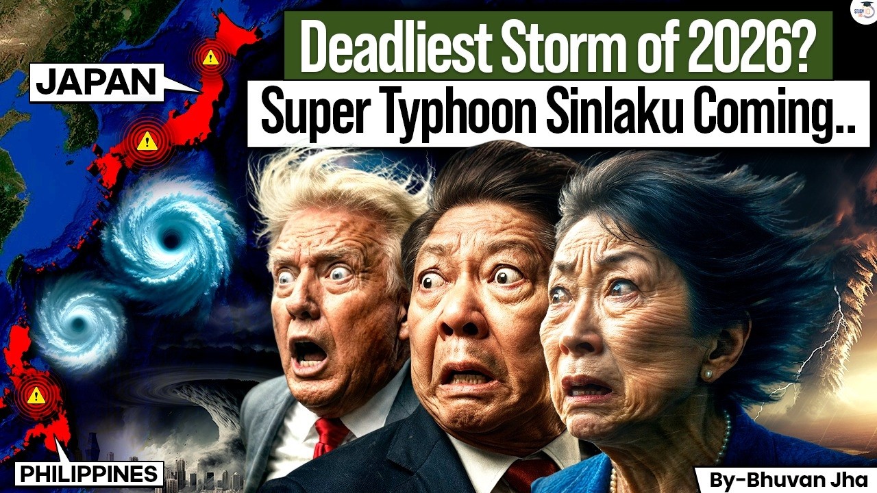 USA in Danger ? | Super Typhoon Sinlaku | Deadliest Storm of 2026 | Impact on India | StudyIQ IAS