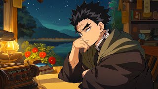 Calm Night Study Beats 🌙 Anime Lofi Hip Hop Mix – Relaxing Music for Focus & Reflection