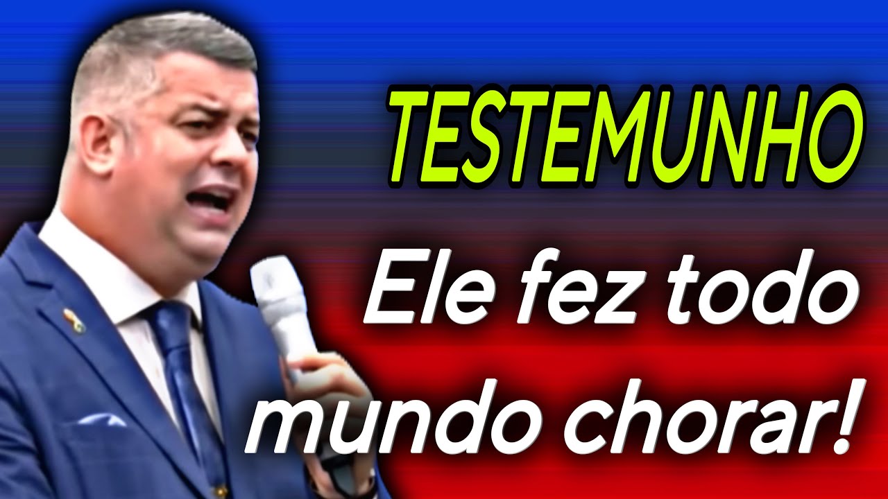 Pregador levou todo auditório as lágrimas ao contar esse testemunho dessa família de Minas Gerais