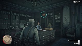 RDR2 - A hidden detail in a clothing store in Saint Denis that you may have missed