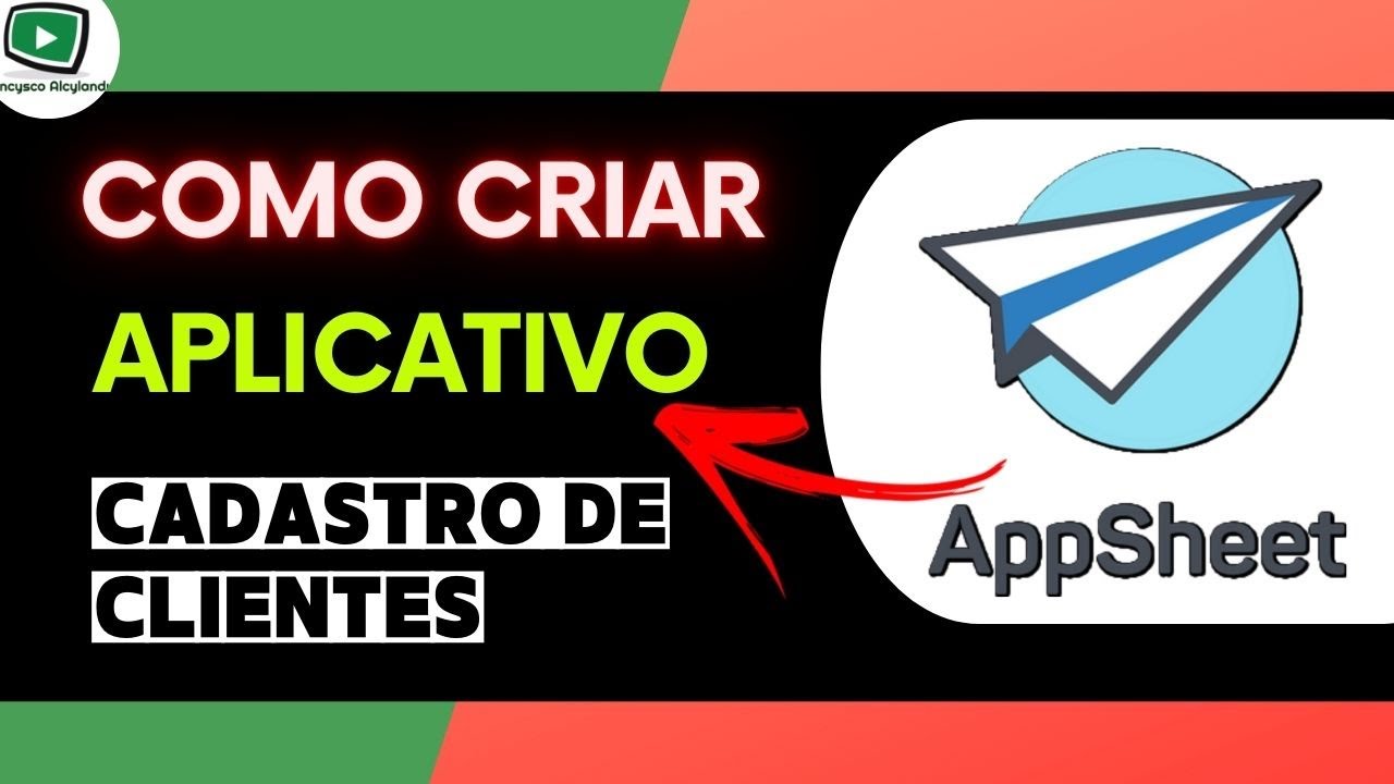Como Criar Um Aplicativo Para CADASTRO DE CLIENTES Sem precisar Programar Nada