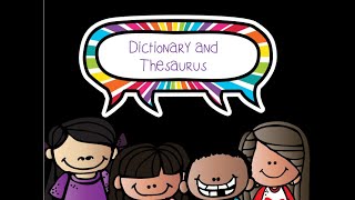 Dictionary and Thesaurus 4/24