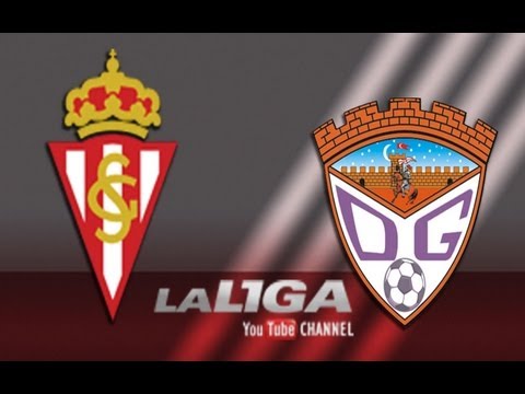 Gol de Sangoy (1-0) en el Sporting de Gijón - CD Guadalajara - HD