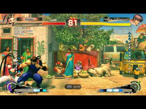 SSFIV AE PC - Guy (me) vs Ibuki (SsyWarrior) - HD