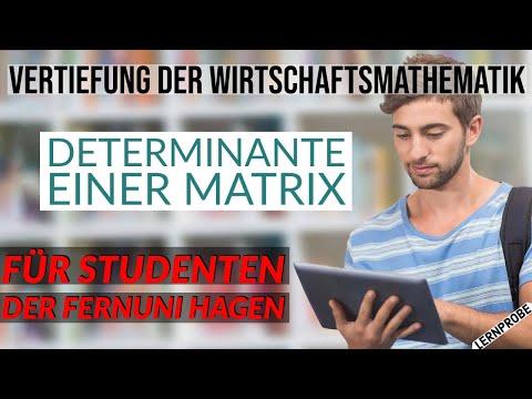 Vertiefung Wirtschaftsmathematik - Determinante einer Matrix - Fernuni Hagen