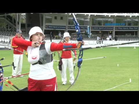 China v Poland – recurve women’s team quarterfinal | London 2012 Olympic Test Event