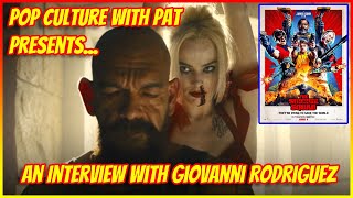 Giovanni Rodriguez on Suicide Squad, Margot Robbie, Harley Quinn Escape Scene, Mayans M.C. + MORE! video