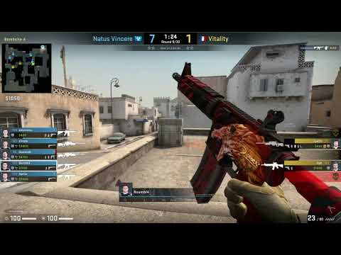 CS:GO POV Demo Na'Vi Boombl4 (28/9) vs Vitality (de_dust2)