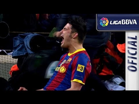 Gol de Villa en el FC Barcelona - Real Madrid 2010/2011 - HD