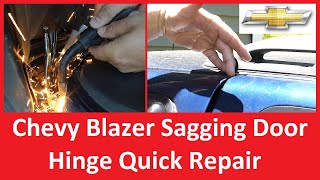 Chevy Blazer Saggy Worn Out Door Hinge Repair