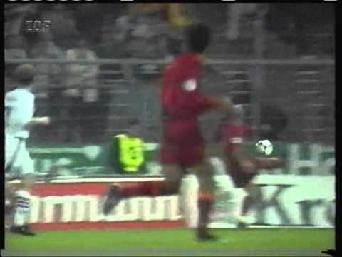 1996 October 15 Karlsruhe Germany 3 AS Roma Italy 0 UEFA Cup