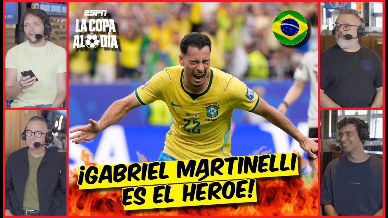GABRIEL MARTINELLI SALVÓ a BRASIL ante JAPÓN pero NO es un JUGADOR CONSISTENTE | La Copa Al Día