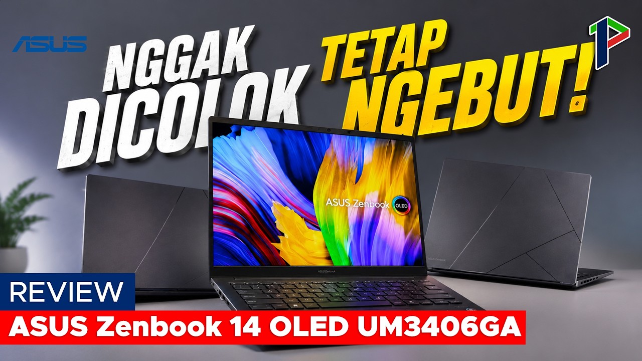 Sekuat itu batrenya? - Asus Zenbook 14 OLED UM3406GA | Review Indonesia