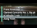 Piano Part- Krommer, Clarinet Concerto No.1, Op. 36, II. Adagio, ♩=50