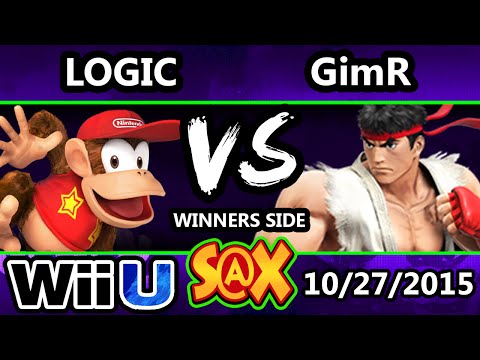 S@X 121 - VGBC | Logic (Diddy, Olimar) Vs. VGBC | GimR (Ryu) SSB4 Tournament - Smash Wii U - Smash 4