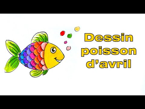 Comment dessiner un poisson d'Avril facile
