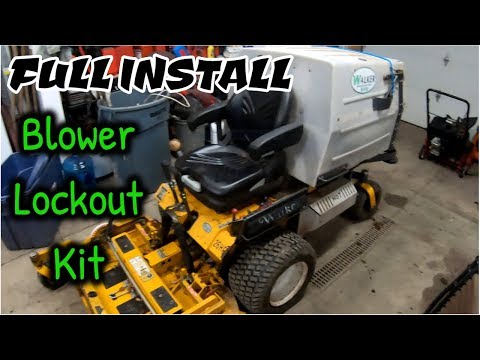Walker blower lockout / Walker mower mods