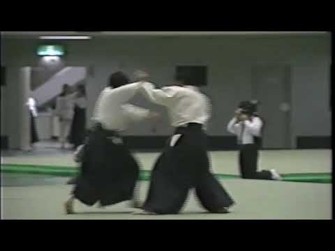 Hiroshi Tada Sensei at the 31st All-Japan Aikido Embutaikai.