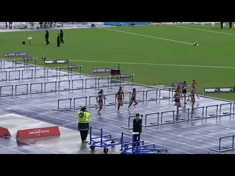 80m Hurdles U14yrs Women, Australian Athletics Championships, Sydney 27/03/2022