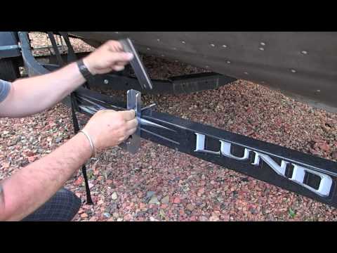 Install of RockGARD Boat Protector on Lund Rebel Fishing Boat