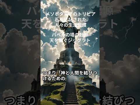 バベルの塔の起源：天を繋ぐジッグラト