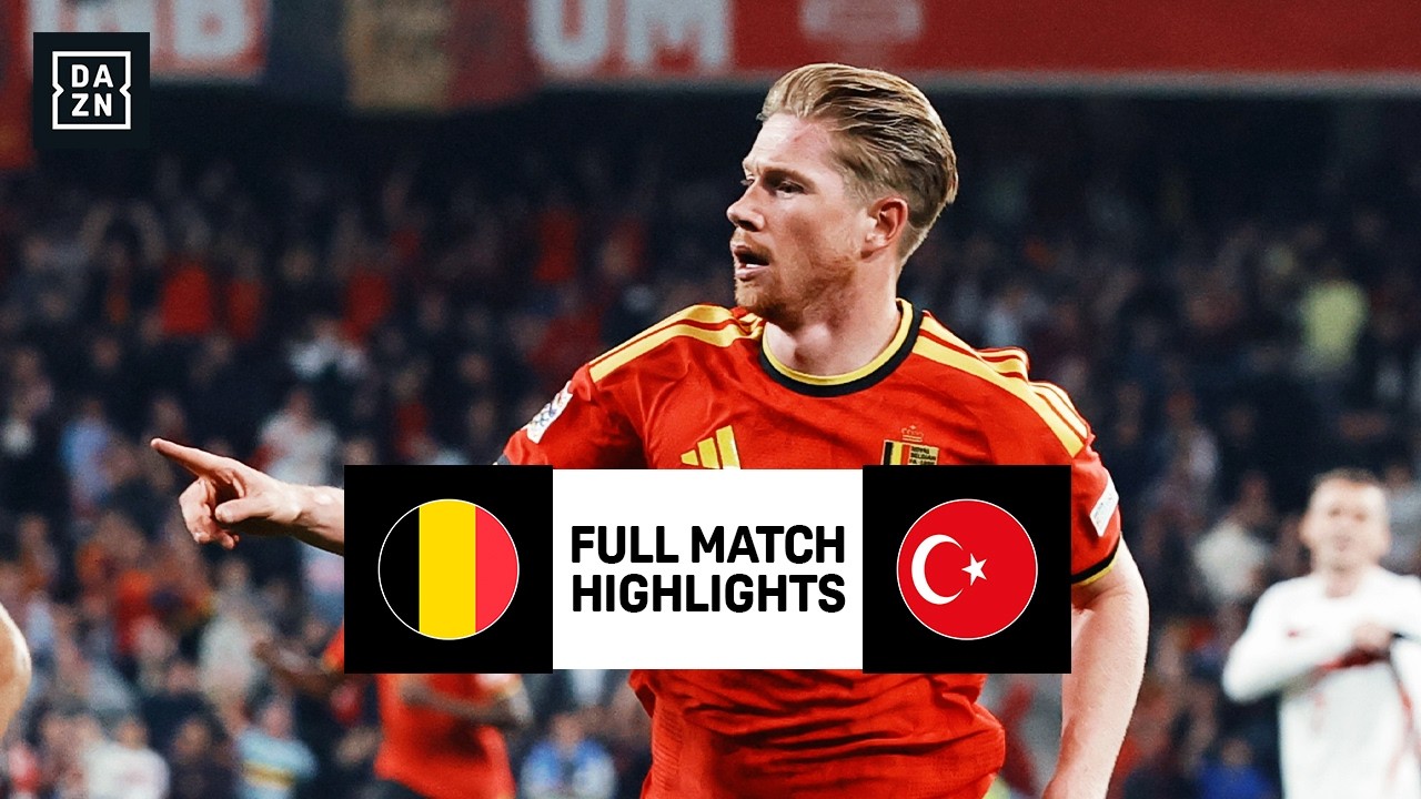 Belgium vs. Türkiye | UEFA Nations League | Highlights