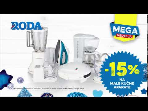 Mega nedelja: -15% popusta na male kućne aparate 4.01 - 6.01.2018.