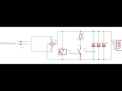 USB Ladegerät für Fahrraddynamo