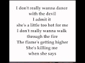 Dance With Me - Michael Bolton lyrics on screen