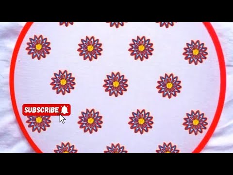 New Flower Phirki Design | Embroidery Flowers 💐🌹🌹