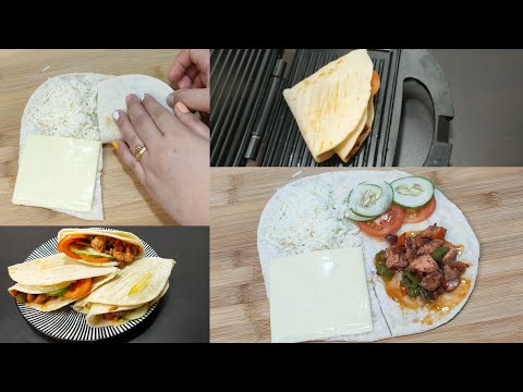 Chicken Tortilla Wrap | Tiktok Viral Tortilla Wrap Hack