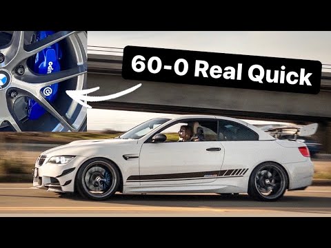 Cheapest Big Brake Kit For E92 M3 Brembo BM5 Calipers With Stock Rotors DIY Install E90 E93 Upgrade