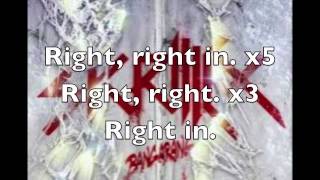 Skrillex Right In Lyrics HD