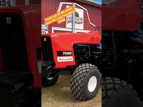 The biggest Allis Chalmers in this series the open station and big duals make for a show stopper
